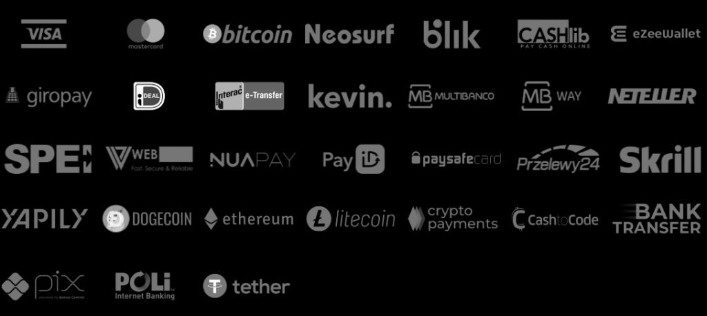 Magic Win casino payment methods screenshot