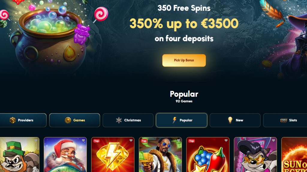 Spellwin Casino casino games, slots