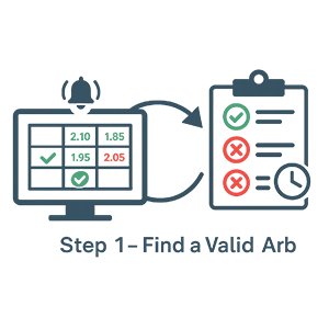 Step-by-Step Guide in arbitrage betting UK step-1