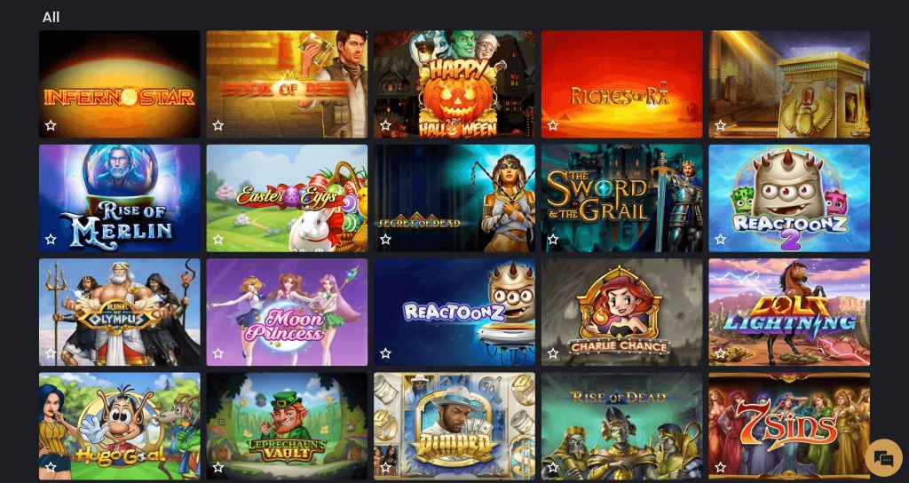 Golden Pharaoh Casino Games Screenshot