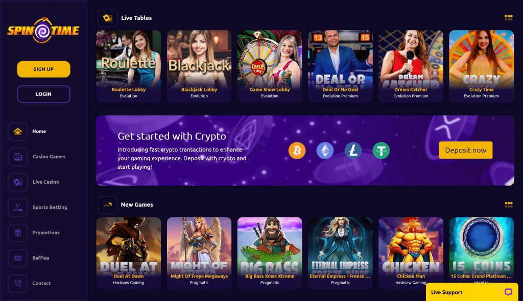 Spin Time Games Screenshot